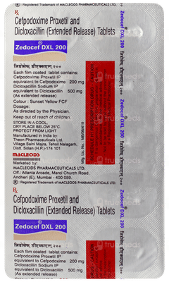 Zedocef Dxl 200 Tablet 10